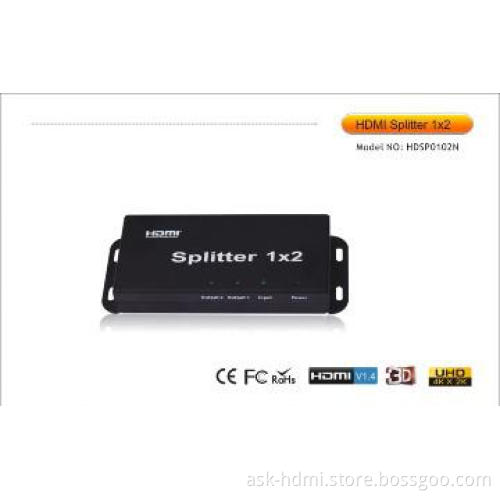 1080P HDMI splitter 1 in 2 out 1.4V
